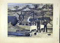 Old Antique Print 1879 Christmas Sea Marmora Hms Achilles Deck Inspection 19th