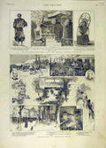 Old Antique Print 1889 Sikkim Expedition Sketches Tunbridge Wells Charter 19th