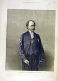 Old Antique Print 1883 Portrait General Knollys Gentleman Usher Black-Rod 19th