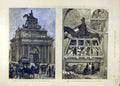 Old Antique Print 1883 Wellington Statue Removal Hyde-Park Corner London 19th