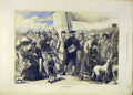 Original Old Antique Print 1871 Highlands People Scotland Social History 19th