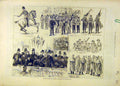 Original Old Antique Print 1882 Royal Review Troops Egypt Horse-Guards 19th
