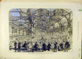 Old Antique Print 1871 Scott Banquet Corn-Exchange Edinburgh Abbotsford 19th