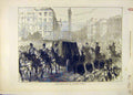 Old Antique Print 1872 Dublin Lord Mayo Funeral Procession Coffin Ireland 19th