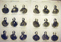 Original Old Antique Print 1857 New-Parliament Portraits Ministers Men 19th