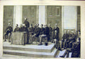 Original Old Antique Print 1882 Royal College Music Prince Wales 19th