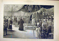 Old Antique Print 1888 Prince Princess Wales Glasgow Exhibition Scotland 19th