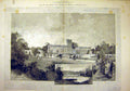 Original Old Antique Print 1897 Trenham Hall Prince Princess Wales Sutherland