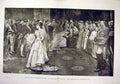 Old Antique Print 1893 Buckingham Palace Presentation Queen Victoria Lady 19th