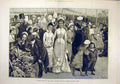 Original Old Antique Print 1880 Flower Show Royal Botanic Society'S Garden 19th