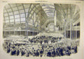 Original Old Antique Print 1857 Art-Treasures Exhibition Prince Albert 19th