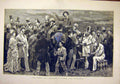 Original Old Antique Print 1879 Derby Day Betting Epsom Horse-Races Outsiders