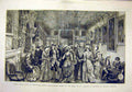 Original Old Antique Print 1881 Fancy-Dress Ball Bestwood House Nottingham Leop