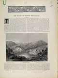 Original Old Antique Print Art Journal Works Andrew Mac Callum C1877 S 19th