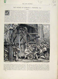 Original Old Antique Print C1877 Art Journal Works Edward Pynter 19th