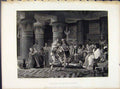 Original Old Antique Print Pastime In Ancient Egypt Steel Engraving Art