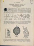 Original Old Antique Print Cross In Nature And Art C1874 Art Journal Victorian