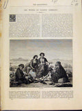 Original Old Antique Print Works Rudolf Lehmann C1874 Art Journal Victorian