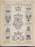 Original Old Antique Print Art In Belfry Art Journal C1873 19th