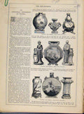 Original Old Antique Print Universal Exhibition At Vienna Art Journal Engraving