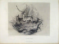 Original Old Antique Print In The Glen Engraving Steel Fine Art