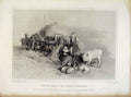 Original Old Antique Print Harvest Time Scottish Highlands Steel Engraving C1876