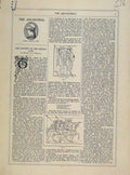 Original Old Antique Print Art Journal Kinghts Middle Ages C1875 19th