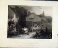 Old Antique Print Village Festival Engraved Plate By Greatbach C1847 Art 19th