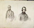 Original Old Antique Print Smyth Engraved Portrait Plates C1847 Art Victorian