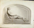Original Old Antique Print Resignation Chantrevvra Fine Art Sculpture