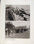 Antique Old Print Trading West Africa Caravan Saskatchewan Trader Norfolk