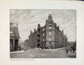 Original Old Antique Print Workmens Dwellings East London South Inidan Village