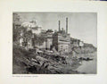 Old Antique Print Mosque Aurungzebe Benares St Johns Cathedral Antigua