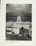 Original Old Antique Print Bishopsgate London Church Jamaica Cathedral Sydney
