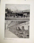 Old Antique Print Black Maria Letter Writing Wandsworth Gaol Autocraft