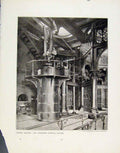 Original Old Antique Print London Sweage Pumping Station Bore New South Wales 0