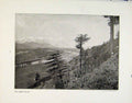 Original Old Antique Print Kuram Valley Road Thibet C1910 Photgraphs 20th