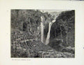 Original Old Antique Print Twin Falls Rambodda Ceylon Emerald Isle New Zealand