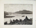 Original Old Antique Print Loch Lomond Inchtavannach Prince Wales Bombay Photo