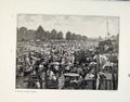 Old Antique Print Festival Afloat Henley Garden Party Hatfield England