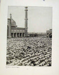 Old Antique Print Moslems At Prayer Delhi Outdoor Service Hebrides Photo
