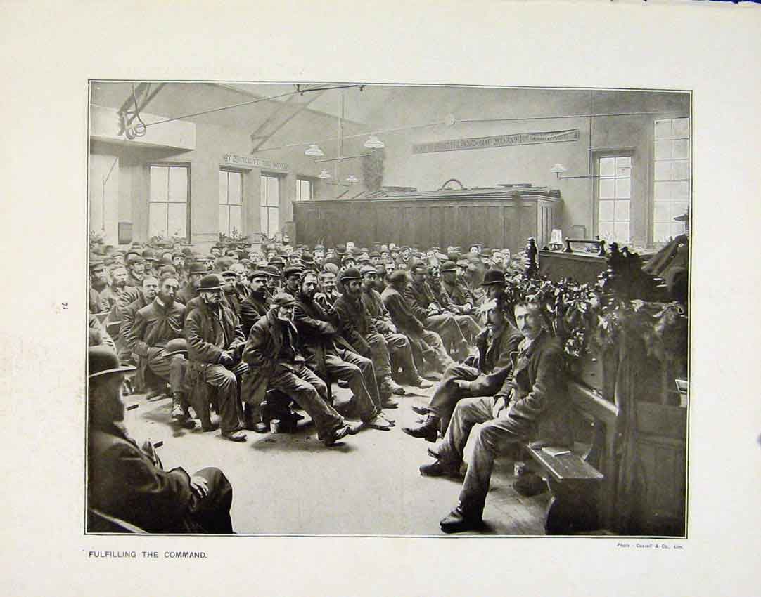Old Antique Print Fulfilling Command Worship Wayside Scenes India Photo
