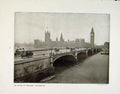Old Antique Print Houses Parliamnet Westminster Polling Station Glasgow 0