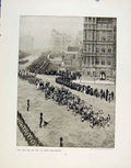 Original Old Antique Print King Way To Open Parliament Declaration Poll C1911