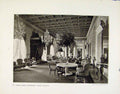Old Antique Print Throne Room Government House Calcutta King Ado Photo