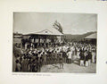 Antique Old Print British Flag Moresby New Guinea Council Hall Malta 1911 20th