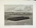 Original Old Antique Print Bluejackets Forming Square Men War Simons Bay Photo 0