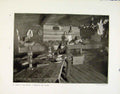 Antique Old Print Wprl Pffoce Canadian Log House Eaton Hall Chesire Photo