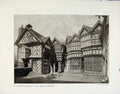 Original Old Antique Print English Dwelling Moreton Cheshire Salvation Army