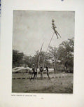 Antique Old Print Native Jugglers Darheeling India Chess Match 1911 Photo 20th